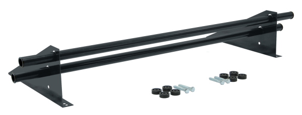 Снегозадержатель трубчатый, универсальный Optima, L=1000 мм, 2 опоры, 2 трубы, круг Ø25 мм RAL 7016