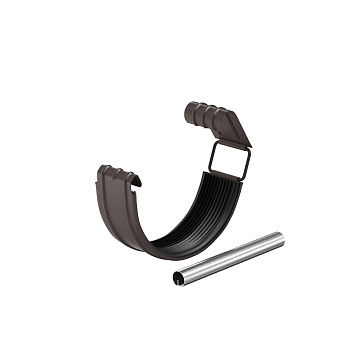 Соединитель желоба в комплекте Aquasystem Премиум Ø125 мм, PU Matt, RR 32