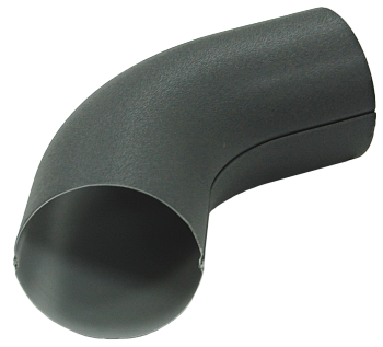 Колено трубы 60° Grand Line Ø 90 мм PE Matt, RAL 7024