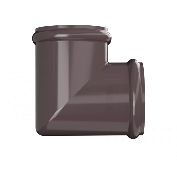 Угол желоба универсальный 90°, Технониколь, оптима Ø 120 мм, цвет: темно-коричневый
