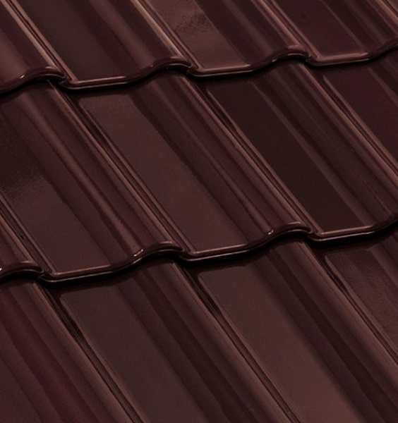 Керамическая черепица Nelskamp F 12, Бургундский красный