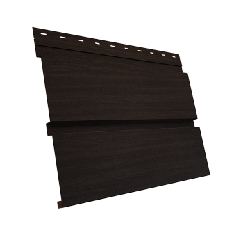 GL Софит металлический Квадро Брус, без перфорации 0.45 мм, Print Elite, Coffee Wood Blesk TwinColor