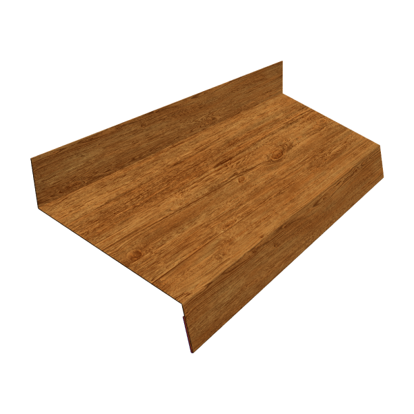 Отлив простой GL, 50 мм 0.45 мм, Print-double Elite, Golden Wood, L=3000 мм