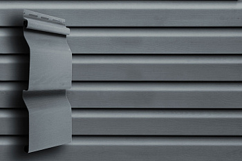 Сайдинг Grand Line, корабельная доска, L=3000 мм, серия Premium Acryl, цвет: графит