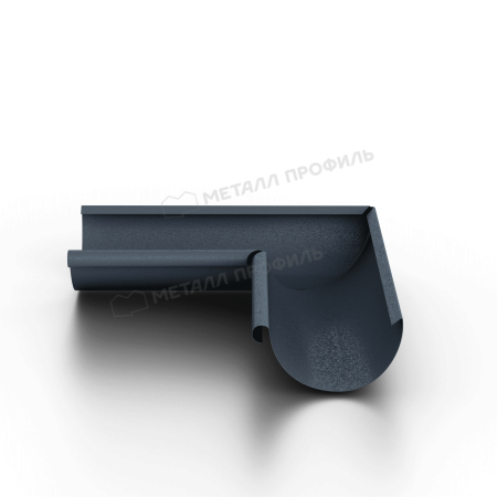 Угол желоба внутренний 90°, Ø125 мм, Металл Профиль Foramina Freeze, Grey