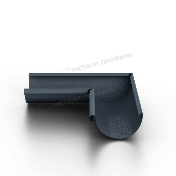 Угол желоба внутренний 90°, Ø125 мм, Металл Профиль Foramina Freeze, Grey