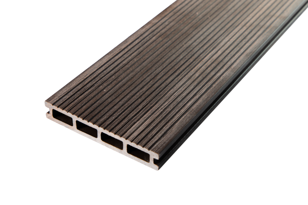 Террасная доска Grand Line 3D Винтаж 150 мм, L= 4000 мм цвет: венге