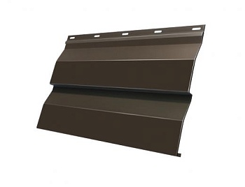 Металический сайдинг Grand Line, корабельная доска 0.5 мм, Rooftop Бархат, RR 32