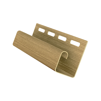 J-профиль пвх, Grand Line, L=3000 мм серия Design Tundra, цвет: клен