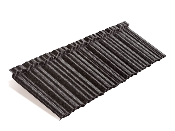 Композитная черепица Metrotile MetroShake 2, 1330 х 415 мм цвет:  сланцевый