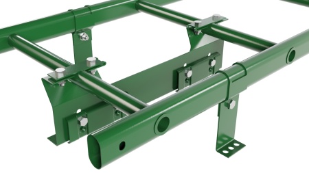 Лестница кровельная Borge, для фальцевой кровли, L=1800 мм RAL 6002