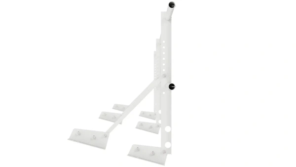 Ограждение кровельное для фальцевой кровли NewLine, H=600 мм, L= 3000 мм RAL 9003