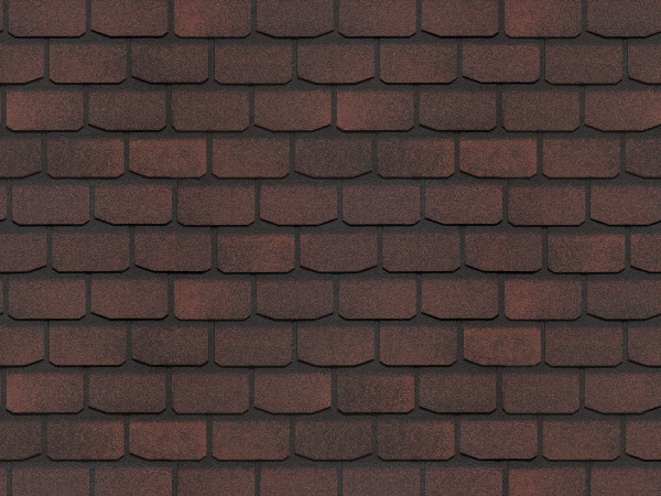 Битумная черепица, Docke, Premium, Женева цвет: чили, 3.1 м² / уп.