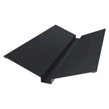 GL Планка ендовы верхней, 115х30х115 мм 0.45 мм, Drap ST, RAL 7024, L=2000 мм