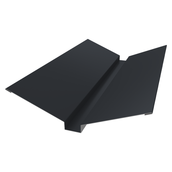 GL Планка ендовы верхней, 115х30х115 мм 0.45 мм, Drap ST, RAL 7024, L=2000 мм