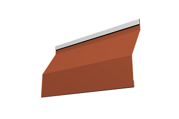 Ламель для забора жалюзи, Milan Slim 0.45 мм, PE, RAL 8004