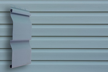 Сайдинг Grand Line, корабельная доска, L=3660 мм серия Classic Color Plus, цвет: голубой