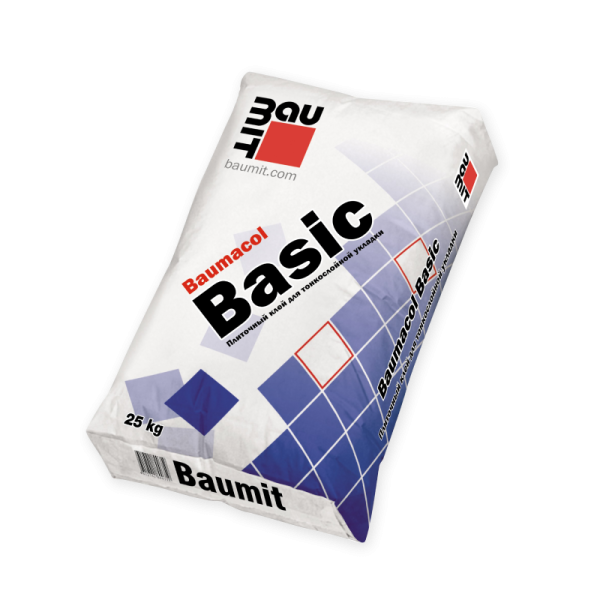 Плиточный клей Baumit Baumacol Basic, 25 кг