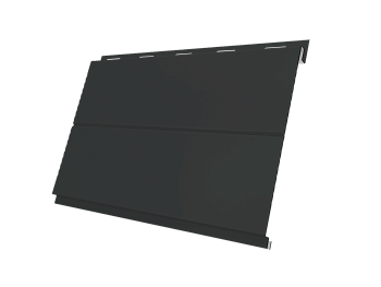 Металлический сайдинг Grand Line, Вертикаль Line 0.45 мм, Drap TX, RAL 7016