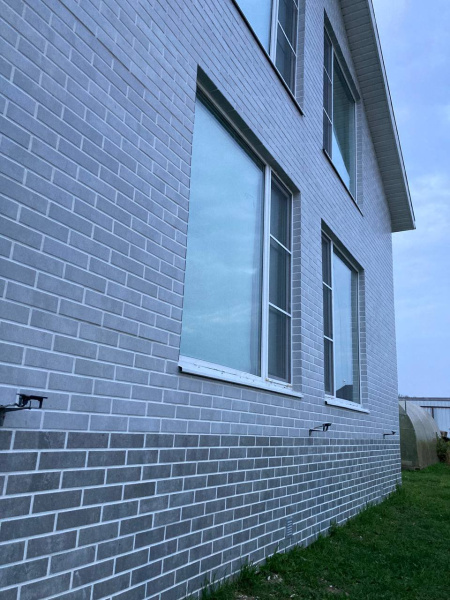 Термопанель рядовая Европа с плиткой Keramin, 1020х600 мм, 80 мм ППС, гладкий, цвет: Юта 1