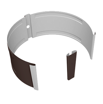 Кронштейн трубы на кирпич Vortex Project Ø210\145 мм, RAL 8017