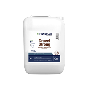 Грунтовка укрепляющая фасадная Finncolor Gravel strong, уп 5 л