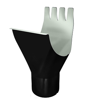 Воронка желоба Grand Line Ø 125/90 мм PE Matt, RAL 7024