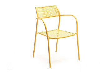 Стул стальной Посейдон цвет: желтый