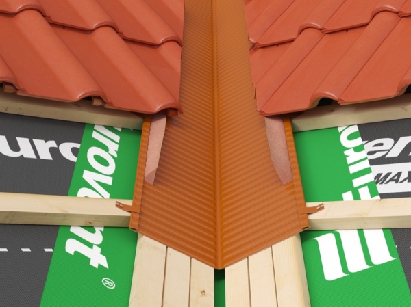 Eurovent VALLEY Q Ребристый желобок ендовы 500 х 2000 мм, цвет: серо-коричневый