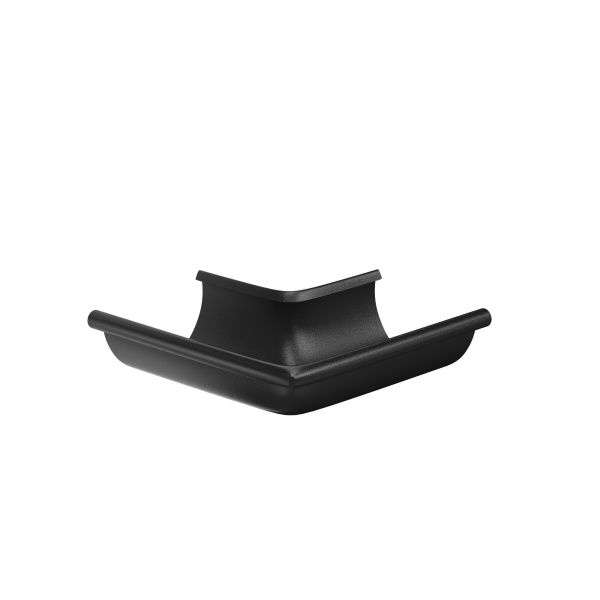 Угол желоба внешний 90° Aquasystem Премиум Ø150 мм, PU Matt, RAL 9005