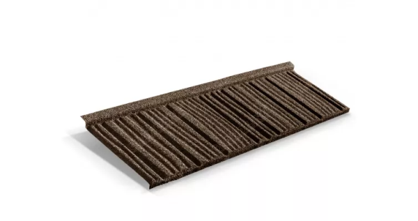 Композитная черепица Metrotile WoodShake, 1330 х 415 мм цвет:  айрон-барк