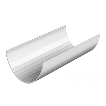 Желоб водосточный, Технониколь пвх, стандарт Ø 125 мм, L=3000 мм, цвет: белый