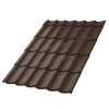 Металлочерепица МП, Ламонтерра X 0.5 мм, Valori, brown