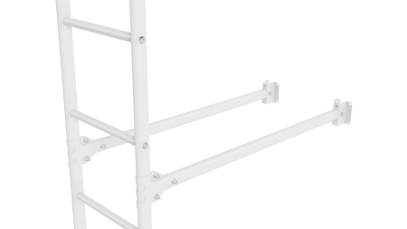 Фасадная лестница Borge, нижняя секция, L=2700 мм RAL 9003