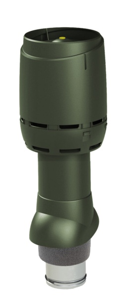 FLOW-вентиляционный выход Vilpe, 125/ ИЗ/ 500 мм зеленый