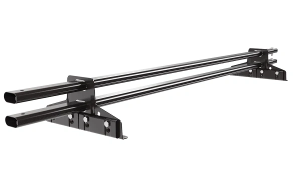 Снегозадержатель для фальцевой кровли Borge L=1500 мм, 2 опоры, 2 трубы, овал 25х45 RAL 8019