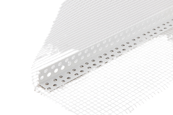 Профиль угловой пвх с армирующей сеткой 10х15 см, L=2500 мм