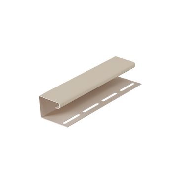J-профиль пвх, Docke, L=3000 мм серия Premium, цвет: сливки