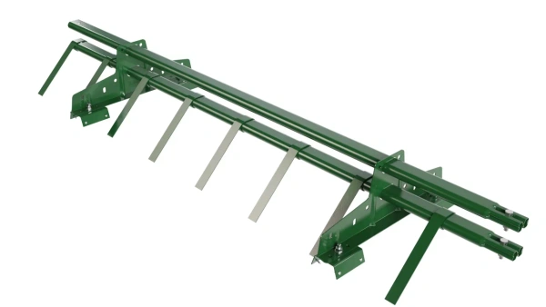 Снегозадержатель для профнастила Н-60, Н-75 Borge L=1500 мм, 2 опоры, 2 трубы, овал 25х45 RAL 6002