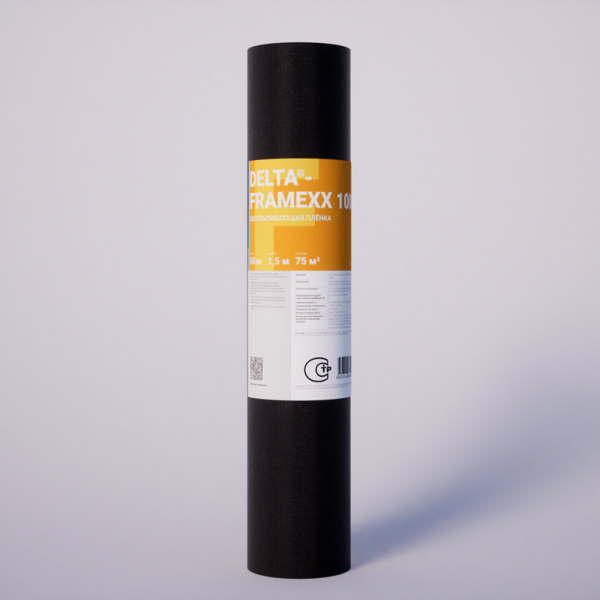 DELTA-FRAMEXX 100 обеспыливающая плёнка для перегородок и перекрытий, 75 м²