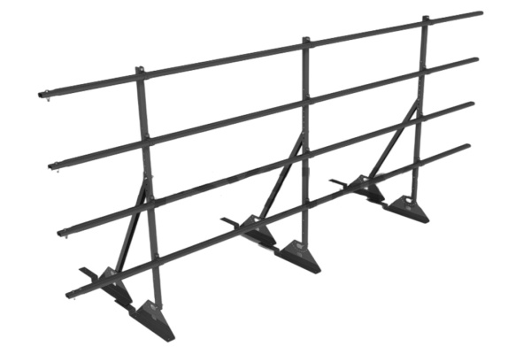 Ограждение кровельное для композитной черепицы Roofsystems Prestige композит, H=1200 мм RAL 7016, L=3000 мм