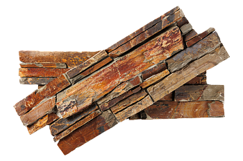 Сланец, 3D панель из камня, 550х200 мм, Country Cedar Slate, 4 шт/уп