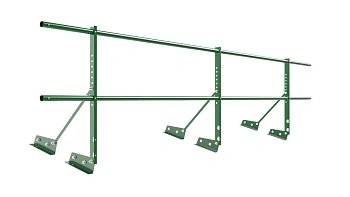 Ограждение кровельное для фальцевой кровли NewLine, H=600 мм, L= 3000 мм RAL 6002