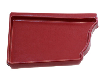 Заглушка левая Vortex, Ø 126 мм, RAL 3005