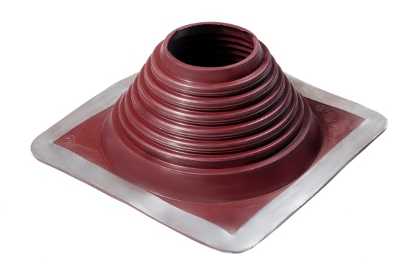 Проходной элемент Master Flash прямой №5, 102-178 мм силиконовый красный