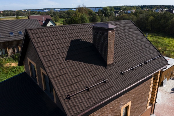 Композитная черепица Grand Line Barcelona new, 1350х417 мм цвет: капучино