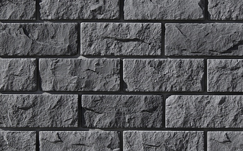 Фасадная плитка White Hills Йоркшир под Камень, цвет: 409-80 / черный