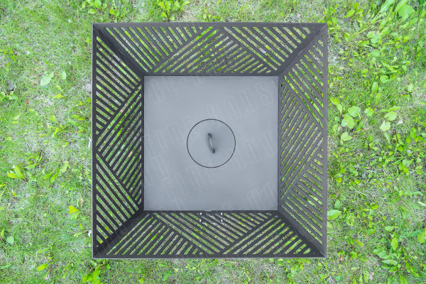 Костровой очаг, 900х900 мм, H=560 мм, "Ибица"