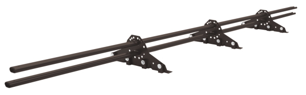 Снегозадержатель Grand Line для фальцевой кровли, L=3000 мм, 3 опоры, 2 трубы, овал 42х21 RAL 8028