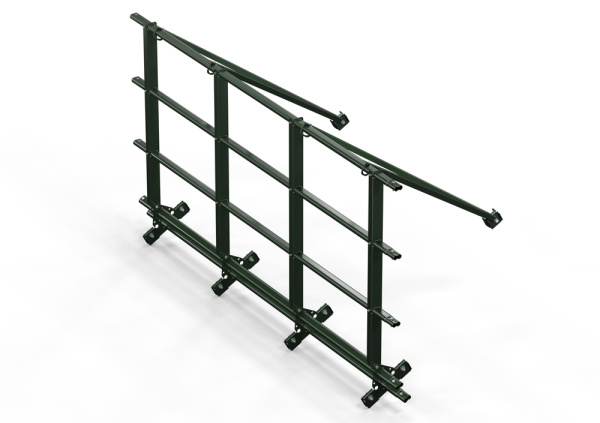 Ограждение кровельное со снегозадержателем для фальц, Orima SYNL, H=1100 мм, L= 3000 мм RR 11